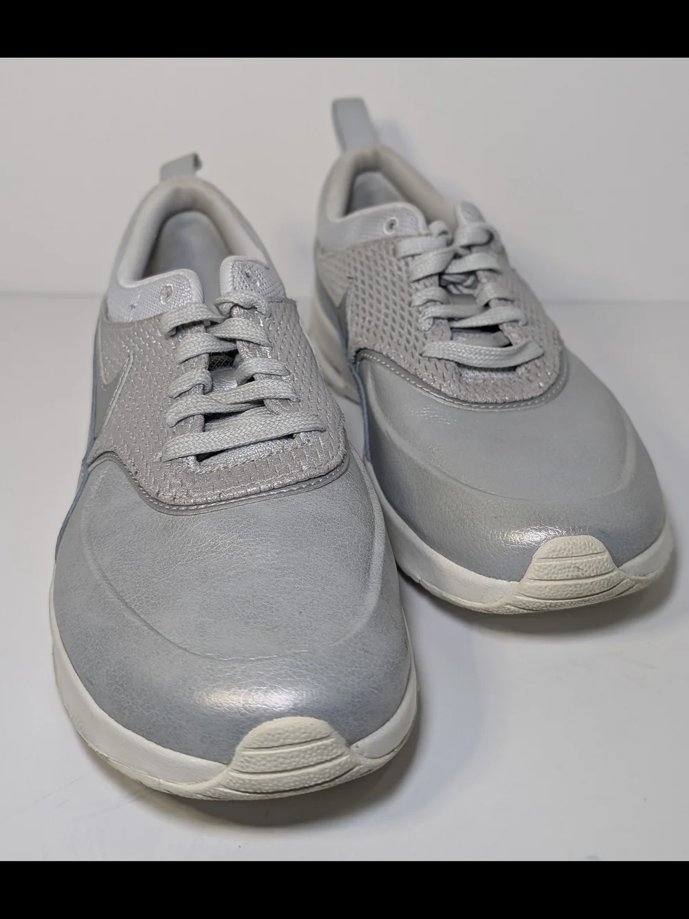 Nike Air Max Thea Premium Metallic Silver Platinum Women’s Size 9 904500-004